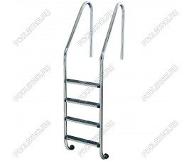 Лестница Flexinox STANDARD 4 ст AISI-316, для широкого борта